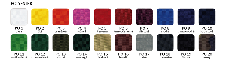 Farby polyester